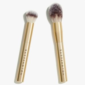 NIB Battington Beauty Powder and Contour Brush Set